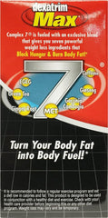 Promotional banner highlighting the seven-ingredient blend of Dexatrim Max Complex-7