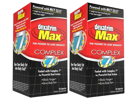 ILIOS Dexatrim Max Complex-7 bottle front supports daily appetite control.