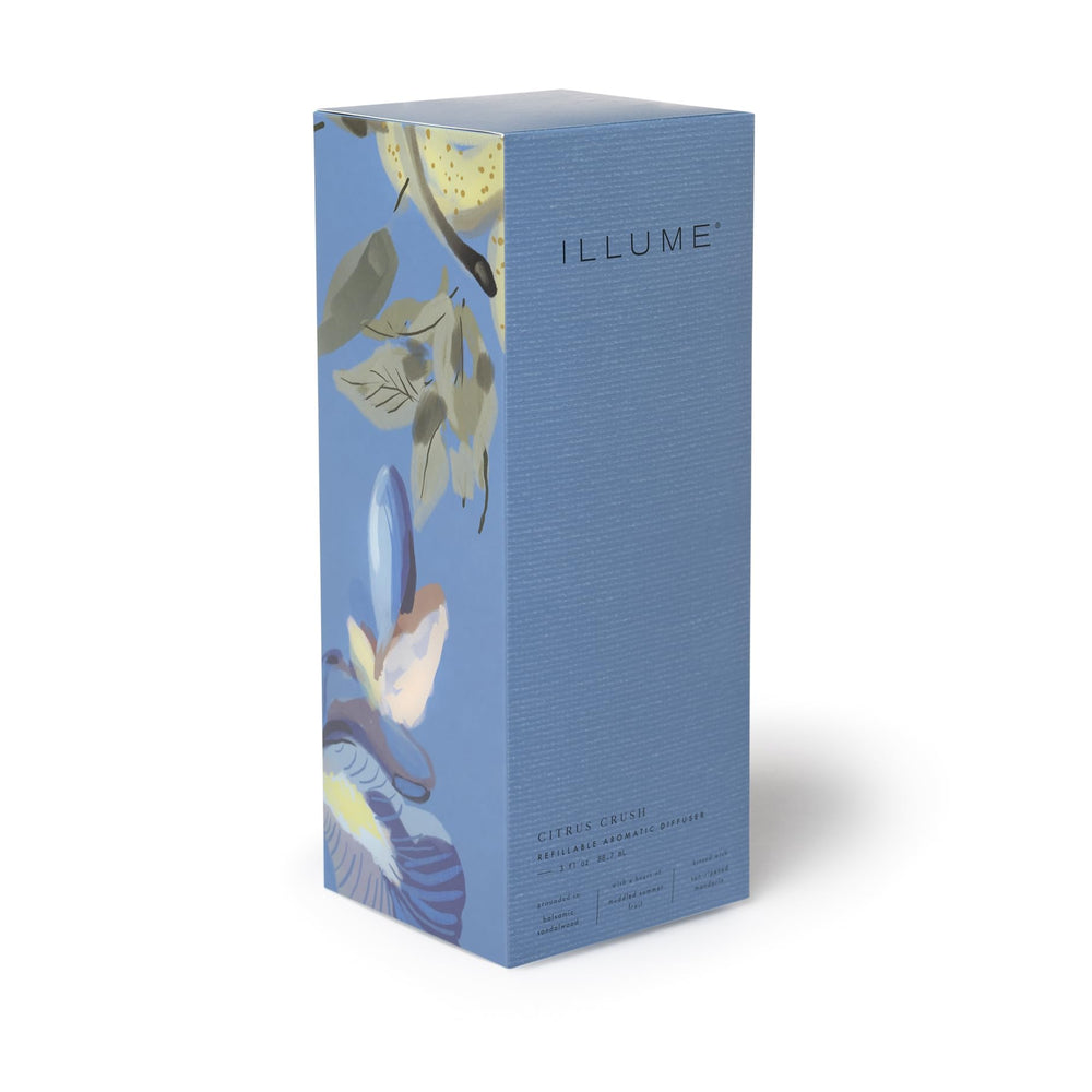Illume Citrus Crush ceramic collar detail on the diffuser.