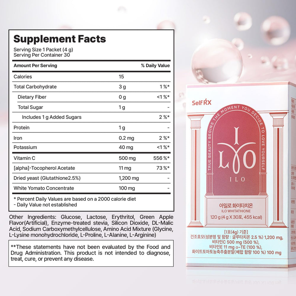 Women-focused ILO Whitathione for skin glow support