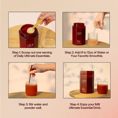 IM8 flavor profile: acai and mixed berries with earthy undertones.
