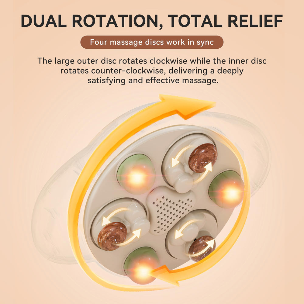 KOSTAK Abdominal Massager red light heat therapy for gentle warmth.
