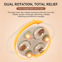 KOSTAK Abdominal Massager red light heat therapy for gentle warmth.