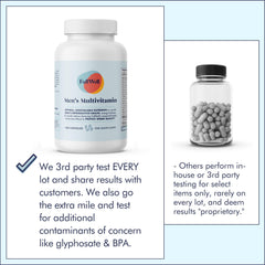 FullWell Fertility Multivitamin for Men | Daily Vitamin for Conception Support | Sperm Motility & Strength | Dietitian-Formulated | Choline, Grapeseed Oil, Folate | 3rd Party Tested, 30 Servings