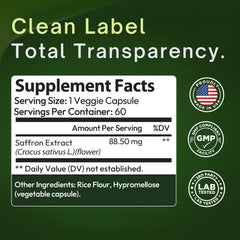 FLOWNUTRITION Natural Appetite Suppressant – Non-Stimulant Satiety for Women & Men | 60 Veggie Capsules