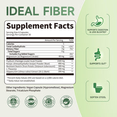 Close-up of iMATCHME Fiber Capsules showing smooth, easy-to-swallow capsules.