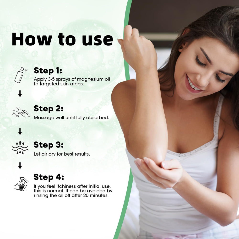 iMATCHME nightly routine with magnesium spray supports calm evenings.