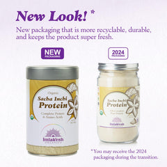Imlak'esh Organics Sacha Inchi Protein stirred into soup for extra protein.