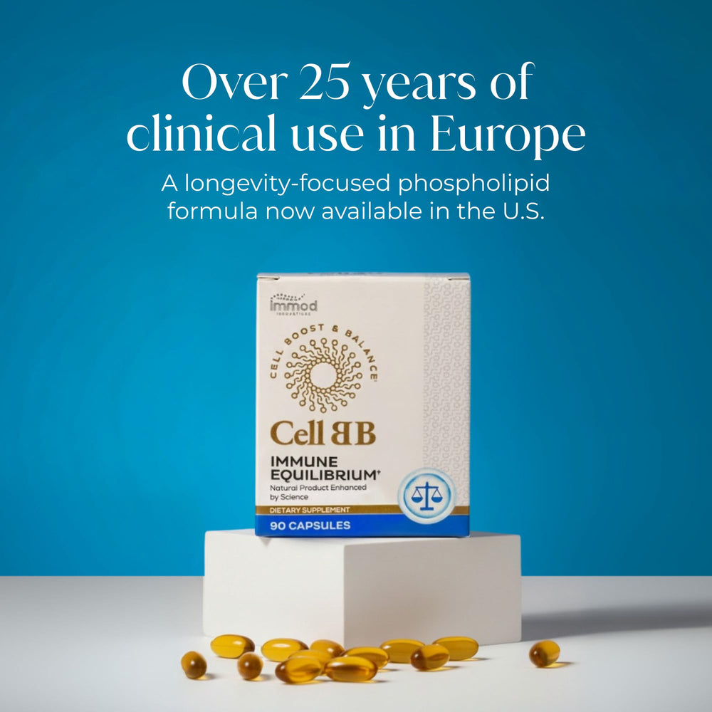 Immod CellBB Immune Equilibrium back-label-info closeup highlights ingredients.