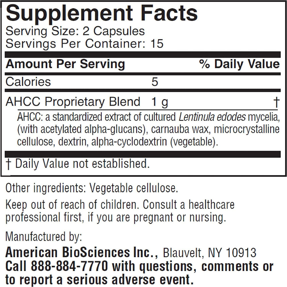 ImmPower capsules pack showcases daily immune support possibilities with AHCC.