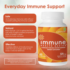 Immune Health Basics gluten-free label for a clean, allergen-conscious supplement choice