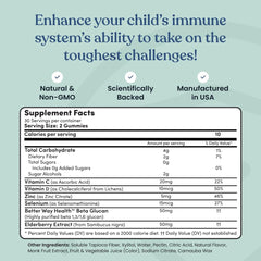 Immune Ready bottle ready for travel, school, and family outings.