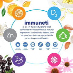 Immuneti Advanced Immune Support elderberry extract image, antioxidant-rich immune support