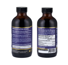 Pouring 5 ml into a cup, easy daily dose for convenient immune support.