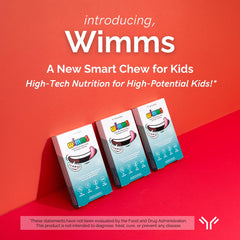Immunocal Wimms Smart Chews tropical flavor chews support kid-friendly omega-3 intake.