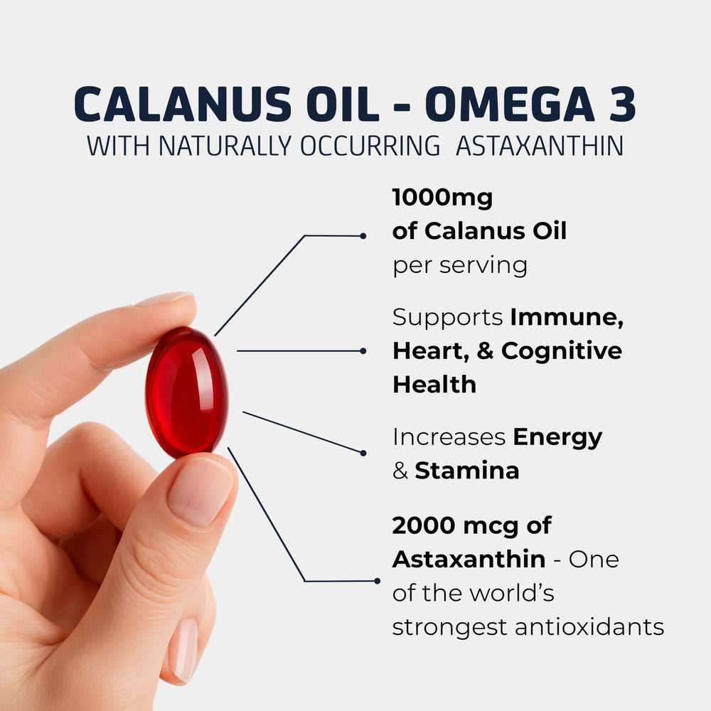 Immunocorp Arctic Ruby Oil origin from calanus finmarchicus in the ocean