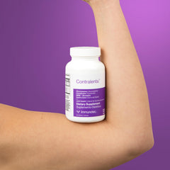 Immunotec Contralenta ingredient list displays the six-component blend.