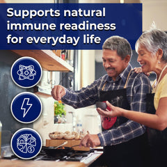 Immutol wellness scene conveys overall wellness and energy support.