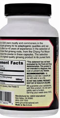 Label detail highlighting count and ginseng content for informed choice.