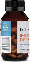 IMUNI Travel Defense pack in a travel kit, ready for flights and layovers.