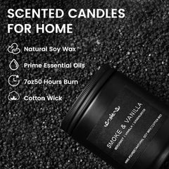 Inayou Vintage Oak candle brings calm, elegant wood aroma.