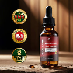 Indelo Conolidine Natural Ingredients graphic highlighting a clean formula.