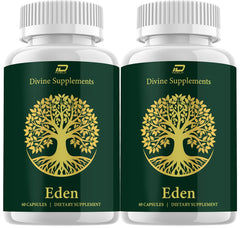 Indelo Eden Capsules bottle front view, convenient daily probiotic support