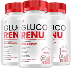 Indelo Gluco Renu bottle front showing daily wellness support.