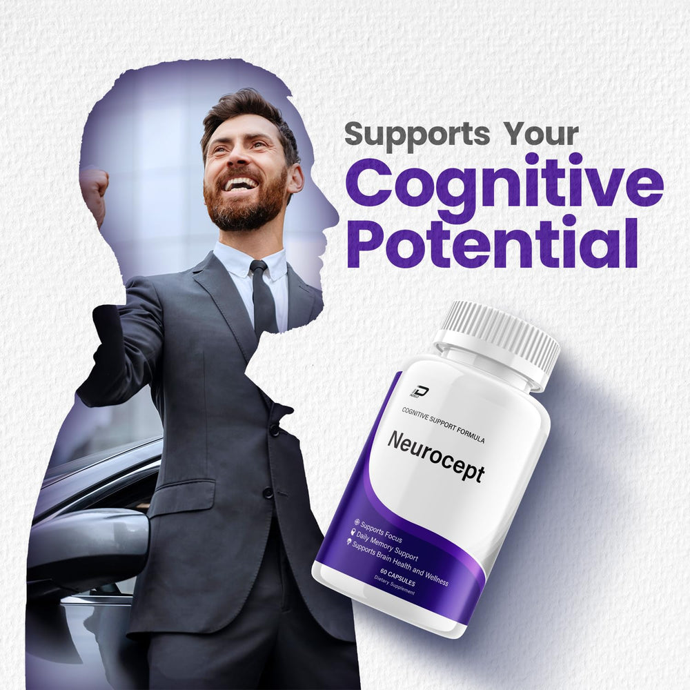 Indelo Neurocept capsules being poured for easy daily use.