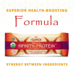 Infinity Greens Billy's Infinity bar hiking snack promotes sustained energy outdoors