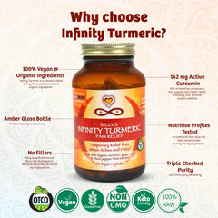 Infinity Greens bio-enhancing blend with black pepper and ginger.