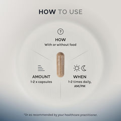 InfiniWell Calm label closeup, BaCognize memory support details