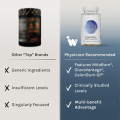 InfiniWell Control capsules being poured for on-the-go energy support.