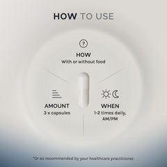 InfiniWell Enhance label close-up, emphasizing mitochondrial health and cellular renewal potential.