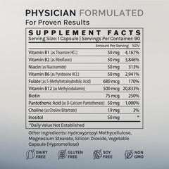 InfiniWell methylated B complex daily-use design for ongoing wellness.