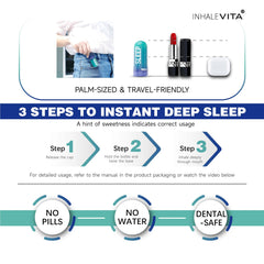 INHALEVITA melatonin inhaler labeling highlights safe, hygienic handling