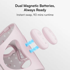 INIA mask with 850nm NIR LEDs for deeper energy delivery.