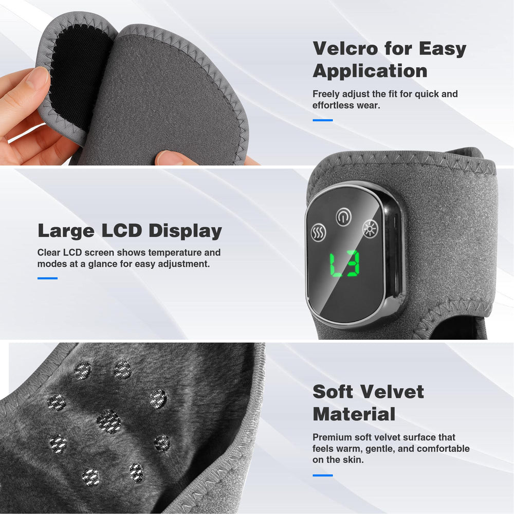 Inknows Adjustable extension straps ensure secure fit for different leg sizes.