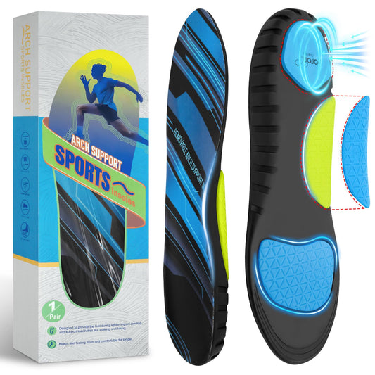 Inmoredo adjustable orthotic insole with arch pads for customizable daily support.