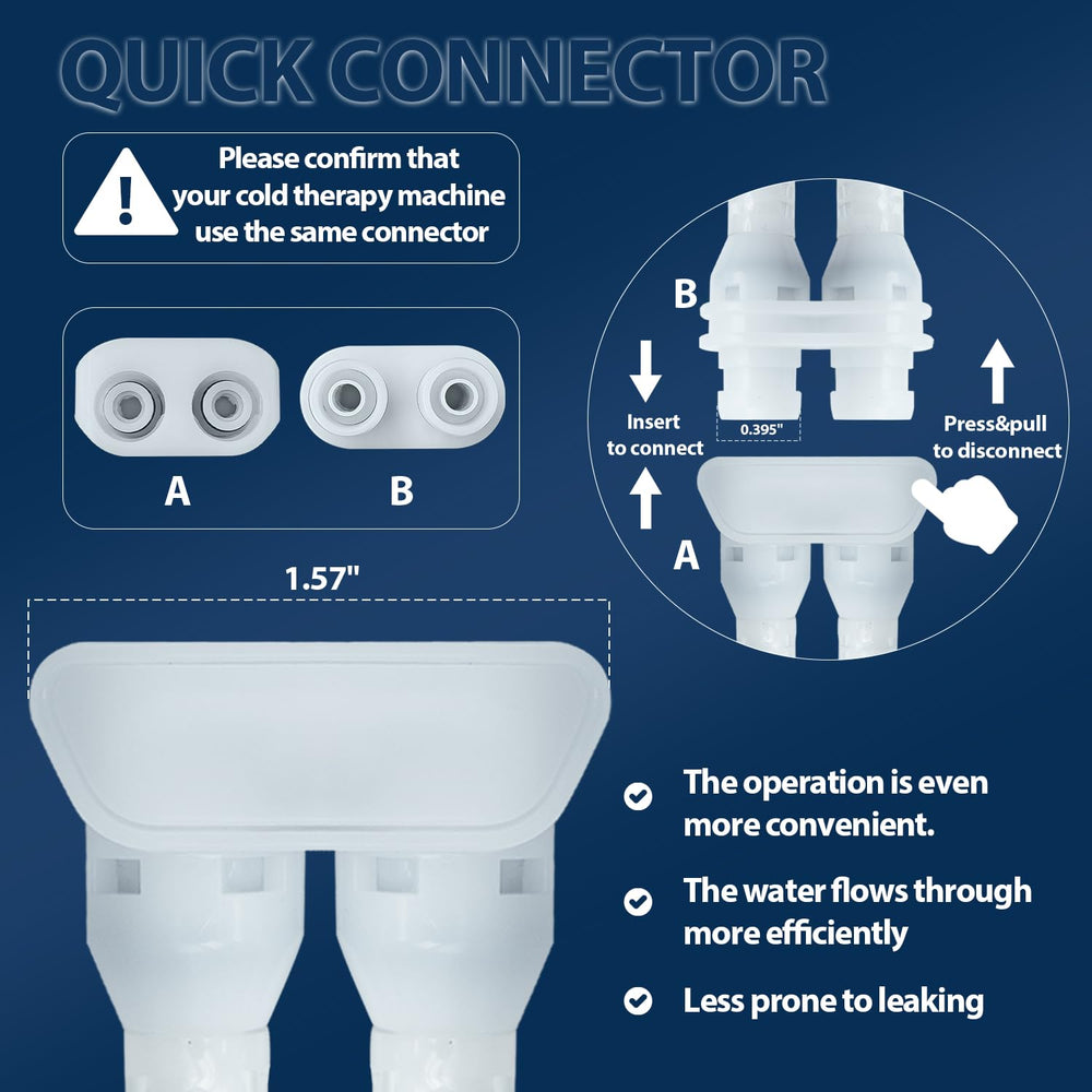 Inmoredo knee-therapy-pad-cooling-flow emphasizes efficient water cooling to the knee.