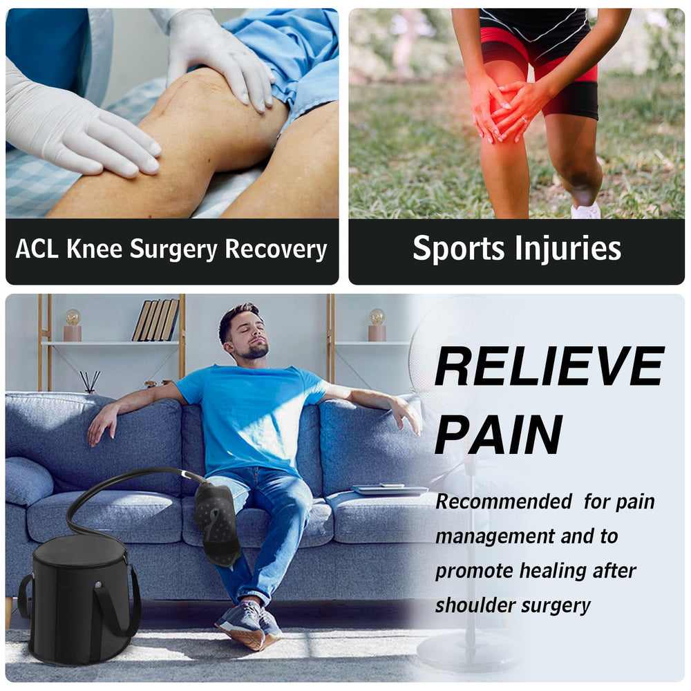 Inmoredo multi-joint compression pad supports shoulder, arm, hip, and ankle.
