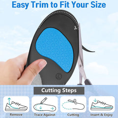 Inmoredo trim-to-fit design adapts to many shoe styles.