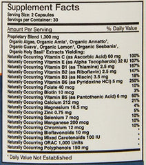 Innate Choice Vita Sufficiency label organic with certifications