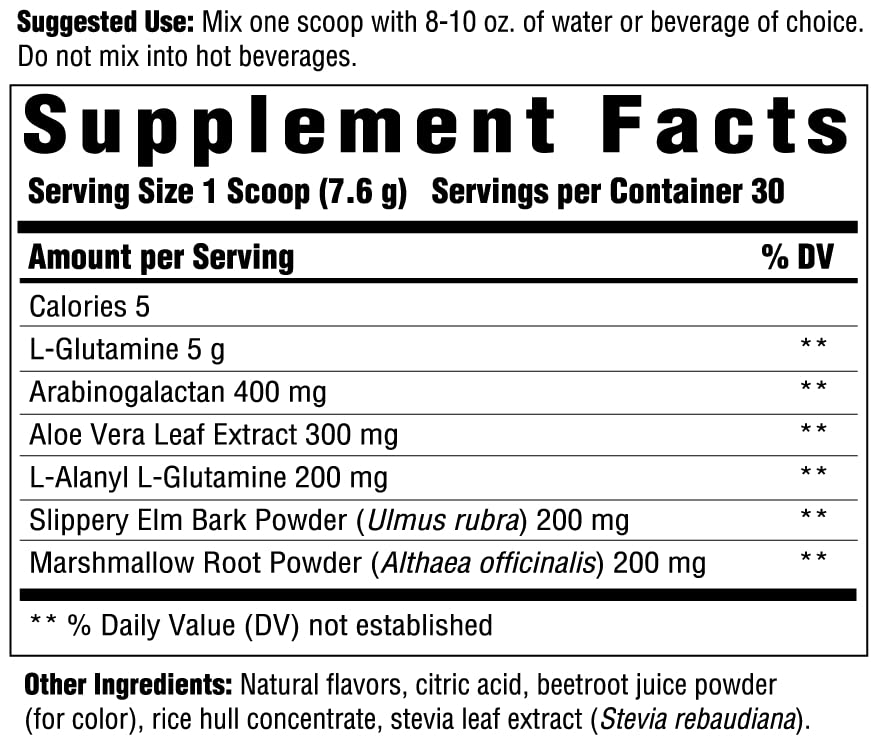 Innate Response GI Response scoop showing precise five-gram dosage