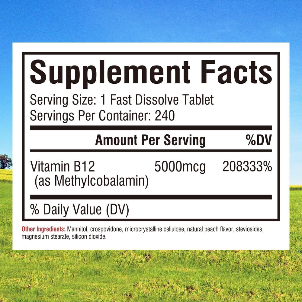 Innate Vitality sublingual tablet dissolving quickly for daytime focus