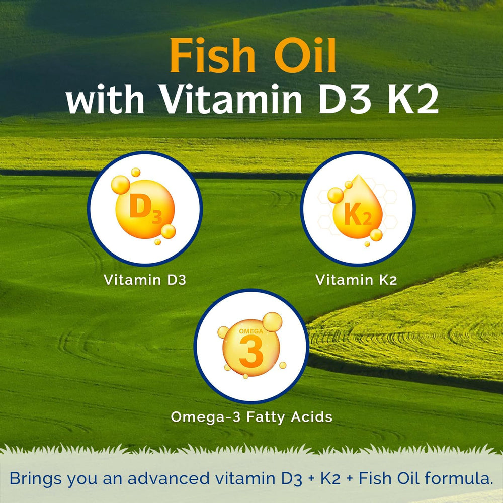 Capsules pouring from Innate Vitality Omega-3 bottle for daily intake