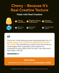 Inner Brightness Creatine Gummies mango-passionfruit flavor for tasty daily energy