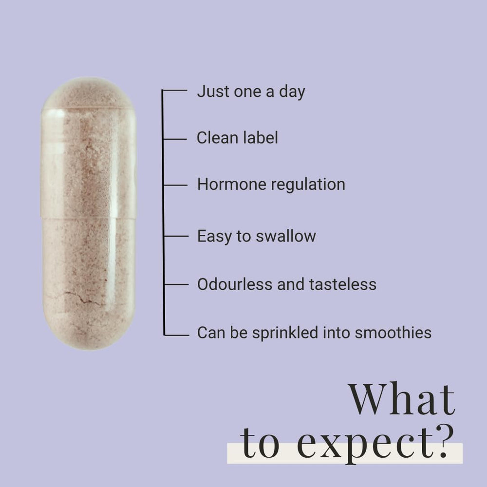 INNOPURE Perimenopause sage leaf capsules for balance and comfort.