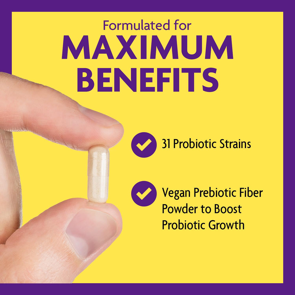 InnovixLabs probiotics capsule close-up emphasizes quality and smooth texture for swallowing