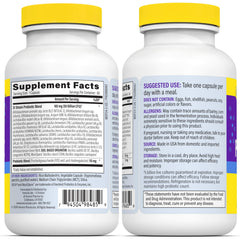 InnovixLabs probiotic capsules and glass suggest daily routine and consistency